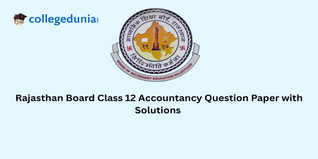 Rajasthan Board 2026 Class 12 Accountancy Question Paper with Solutions PDF